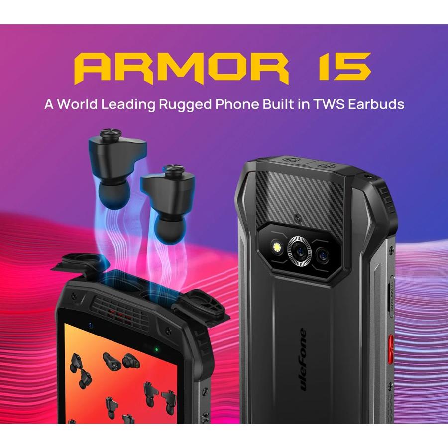 ULEFONE smartphone Armor 15, με TWS earphones, 5.45", 6/128GB, μαύρο | eLabstore.gr ULEFONE smartphone Armor 15, με TWS earphones, 5.45", 6/128GB, μαύρο | Mobile Συσκευές | elabstore.gr