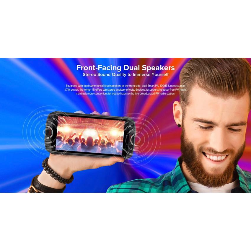 ULEFONE smartphone Armor 15, με TWS earphones, 5.45", 6/128GB, μαύρο | eLabstore.gr ULEFONE smartphone Armor 15, με TWS earphones, 5.45", 6/128GB, μαύρο | Mobile Συσκευές | elabstore.gr