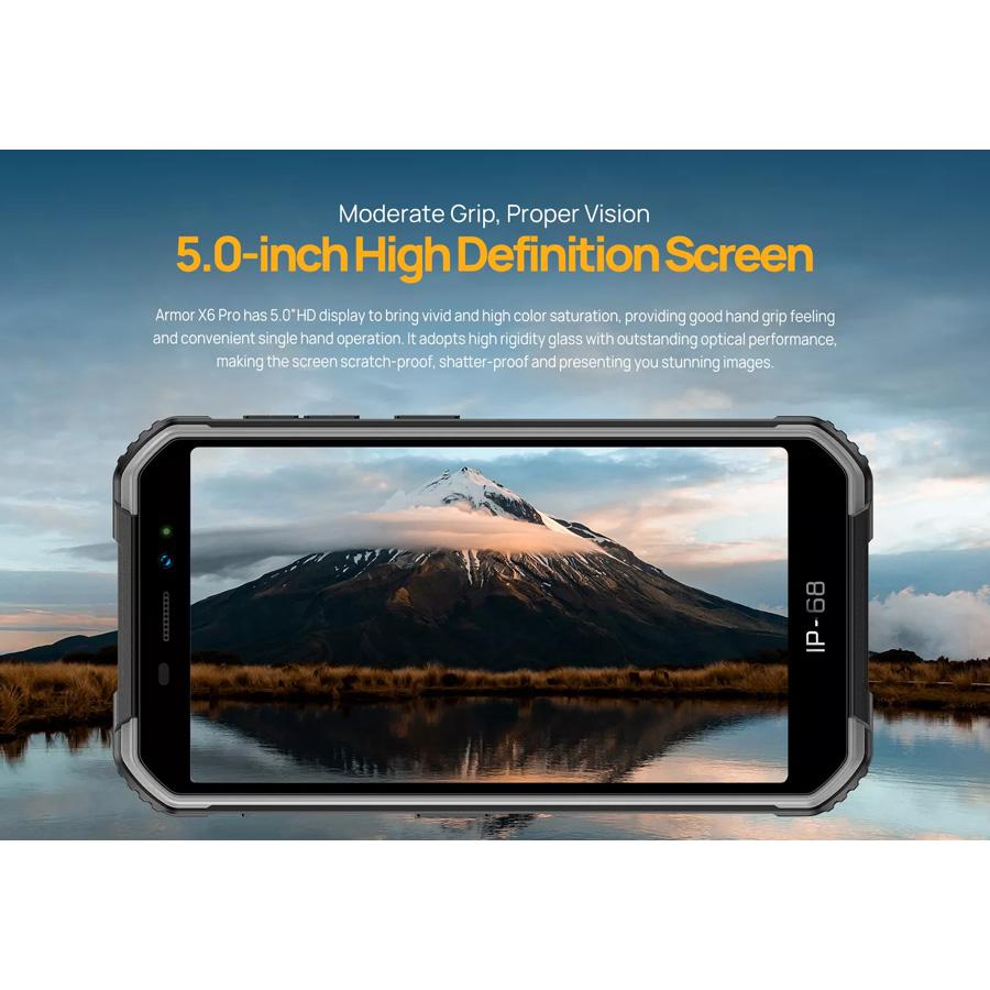 ULEFONE smartphone Armor X6 Pro, 5", 4/32B, IP68/IP69K, 4000mAh, μαύρο | eLabstore.gr ULEFONE smartphone Armor X6 Pro, 5", 4/32B, IP68/IP69K, 4000mAh, μαύρο - Image 6