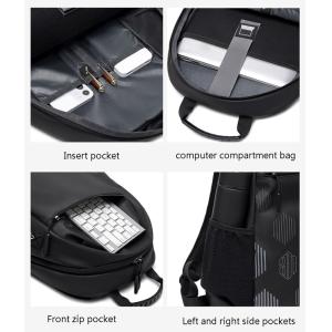 ARCTIC HUNTER τσάντα πλάτης B00489 με θήκη laptop 15.6", μαύρη | Προσωπική Φροντίδα | elabstore.gr
