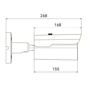 LONGSE IP κάμερα BMMBFG400WH, 2.8mm, 4MP, αδιάβροχη IP67, PoE | Κάμερες Ασφαλείας | elabstore.gr