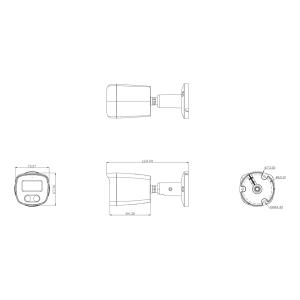 LONGSE IP κάμερα BMSCGL500, 2.8mm, 5MP, 1/2.8" Sony, αδιάβροχη IP67, PoE | Κάμερες Ασφαλείας | elabstore.gr