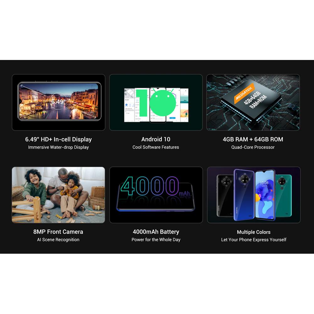 OUKITEL Smartphone C19 Pro, 6.49", 4/64GB, Android 10 Go Edition, μπλε | eLabstore.gr OUKITEL Smartphone C19 Pro, 6.49", 4/64GB, Android 10 Go Edition, μπλε | Mobile Συσκευές | elabstore.gr