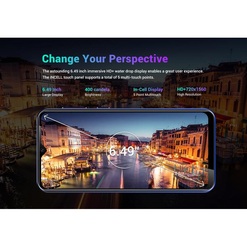 OUKITEL Smartphone C19 Pro, 6.49", 4/64GB, Android 10 Go Edition, μπλε | eLabstore.gr OUKITEL Smartphone C19 Pro, 6.49", 4/64GB, Android 10 Go Edition, μπλε | Mobile Συσκευές | elabstore.gr