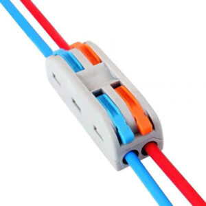 POWERTECH κλέμα σύνδεσης καλωδίων HUH-0090, 2 θέσεων, 0.08mm-4mm², 10τμχ | Εργαλεία | elabstore.gr