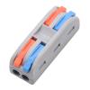 POWERTECH κλέμα σύνδεσης καλωδίων HUH-0090, 2 θέσεων, 0.08mm-4mm², 10τμχ | Εργαλεία | elabstore.gr