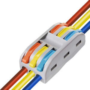 POWERTECH κλέμα σύνδεσης καλωδίων HUH-0091, 3 θέσεων, 0.08mm-4mm², 10τμχ | Εργαλεία | elabstore.gr