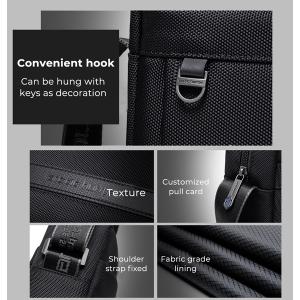 ARCTIC HUNTER τσάντα ώμου K00162 με θήκη tablet, αδιάβροχη, 4.62L, μαύρη | Προσωπική Φροντίδα | elabstore.gr