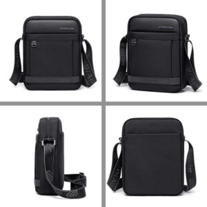ARCTIC HUNTER τσάντα ώμου K00162 με θήκη tablet, αδιάβροχη, 4.62L, μαύρη | Προσωπική Φροντίδα | elabstore.gr