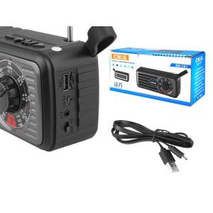 CMIK φορητό ραδιόφωνο & ηχείο MK-101, ηλιακό, BT/USB/TF/AUX, μαύρο | eLabstore.gr CMIK φορητό ραδιόφωνο & ηχείο MK-101, ηλιακό, BT/USB/TF/AUX, μαύρο | Εικόνα & Ήχος | elabstore.gr