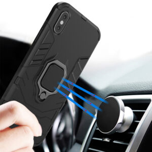 POWERTECH Θήκη Ring Armor MOB-1749 για iPhone 14 Pro Max, μαύρη | Αξεσουάρ κινητών | elabstore.gr