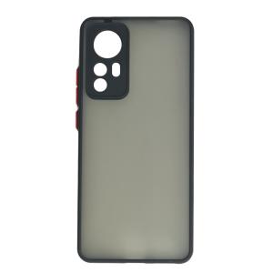 POWERTECH Θήκη Color Button MOB-1758 για Xiaomi 12/12X, μαύρη | Αξεσουάρ κινητών | elabstore.gr
