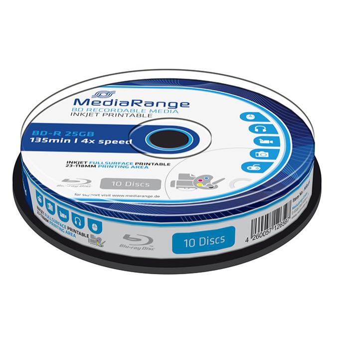 MEDIARANGE εγγράψιμα BD-R, 25GB, 135min, 4x speed, cake box, 10τμχ | eLabstore.gr MEDIARANGE εγγράψιμα BD-R, 25GB, 135min, 4x speed, cake box, 10τμχ | Αναλώσιμα - Είδη Γραφείου | elabstore.gr
