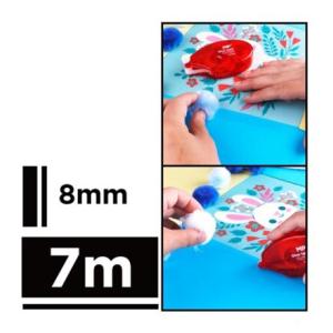 MP κόλλα ταινία πολλαπλών χρήσεων PA516-1, 8mm x 7m | Αναλώσιμα - Είδη Γραφείου | elabstore.gr