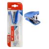 MP mini συρραπτικό με ανταλλακτικά PA636, 24/6-26/6, 10 φύλλα, μπλε | Αναλώσιμα - Είδη Γραφείου | elabstore.gr