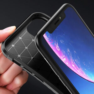 VENNUS Θήκη Carbon Elite VNS-0057 για iPhone 14 Pro, μαύρη | Αξεσουάρ κινητών | elabstore.gr