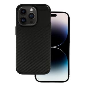 VENNUS Θήκη Carbon Elite VNS-0057 για iPhone 14 Pro, μαύρη | Αξεσουάρ κινητών | elabstore.gr
