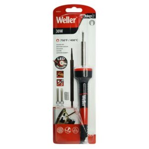 WELLER kit κολλητήρι WLIRK3023C με LED φωτισμό, 3x μύτες, 30W, έως 400°C | Εργαλεία | elabstore.gr