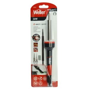 WELLER kit κολλητήρι WLIRK6023C με LED φωτισμό, 3x μύτες, 60W, έως 425°C | Εργαλεία | elabstore.gr