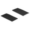 DELOCK αυτοκόλλητα τύπου Velcro 19105, 5x10cm, μαύρο, 10 ζεύγη | Εργαλεία | elabstore.gr
