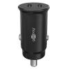 GOOBAY φορτιστής αυτοκινήτου 59705, 2x USB-C PD, 30W, μαύρος | Αξεσουάρ κινητών | elabstore.gr