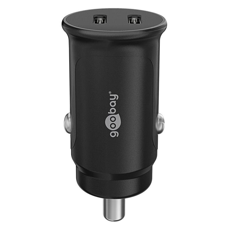 GOOBAY φορτιστής αυτοκινήτου 59705, 2x USB-C PD, 30W, μαύρος | eLabstore.gr GOOBAY φορτιστής αυτοκινήτου 59705, 2x USB-C PD, 30W, μαύρος | Αξεσουάρ κινητών | elabstore.gr