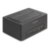 DELOCK docking station 64183 clone function, 2x HDD, CF/SD, 5Gbps, μαύρο | Συνοδευτικά PC | elabstore.gr