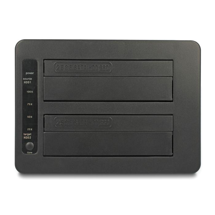 DELOCK docking station 64183 clone function, 2x HDD, CF/SD, 5Gbps, μαύρο | eLabstore.gr DELOCK docking station 64183 clone function, 2x HDD, CF/SD, 5Gbps, μαύρο | Συνοδευτικά PC | elabstore.gr