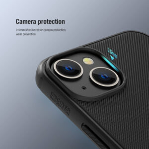 NILLKIN θήκη Super Frosted Shield Pro για Apple iPhone 14, μαύρη | Αξεσουάρ κινητών | elabstore.gr