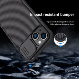NILLKIN θήκη CamShield Pro για Apple iPhone 14, μαύρη | Αξεσουάρ κινητών | elabstore.gr