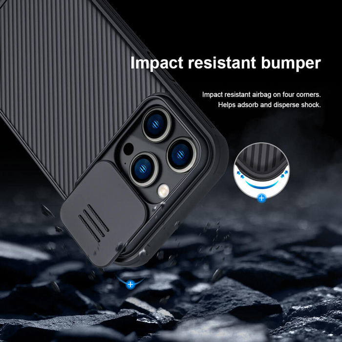NILLKIN θήκη CamShield Pro για Apple iPhone 14 Pro, μαύρη | eLabstore.gr NILLKIN θήκη CamShield Pro για Apple iPhone 14 Pro, μαύρη | Αξεσουάρ κινητών | elabstore.gr