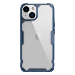 NILLKIN θήκη Nature Pro για Apple iPhone 14 Plus, μπλε & διάφανη | Αξεσουάρ κινητών | elabstore.gr