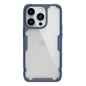 NILLKIN θήκη Nature Pro για Apple iPhone 14 Pro Max, μπλε & διάφανη | Αξεσουάρ κινητών | elabstore.gr