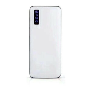 Φορητός Φορτιστής 20000mA w/LED 3xUSB Λευκό (Δερμάτινη Κάλυψη) Power Bank LXPB20B | Περιφερειακά | elabstore.gr
