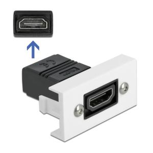 DELOCK module HDMI Easy 45 81303, 4K, 22.5x45mm, λευκό | Εργαλεία | elabstore.gr