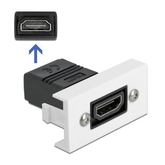 DELOCK module HDMI Easy 45 81303, 4K, 22.5x45mm, λευκό | eLabstore.gr DELOCK module HDMI Easy 45 81303, 4K, 22.5x45mm, λευκό | Εργαλεία | elabstore.gr