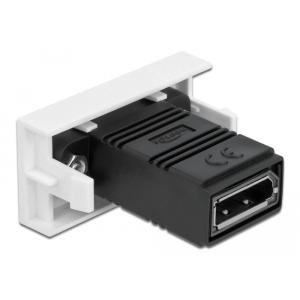 DELOCK module DisplayPort Easy 45 81305, 8K, 22.5x45mm, λευκό | Εργαλεία | elabstore.gr