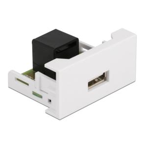 DELOCK module USB σε RJ45 Easy 45 81344, 22.5x45mm, λευκό | Εργαλεία | elabstore.gr