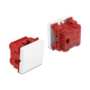 DELOCK module διακόπτης Easy 45 81364, μονός, 1-pole, 1-way, λευκός | Εργαλεία | elabstore.gr