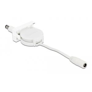 DELOCK module καλώδιο τροφοδοσίας Easy 45 81377, ανασυρόμενο 50cm, λευκό | Εργαλεία | elabstore.gr