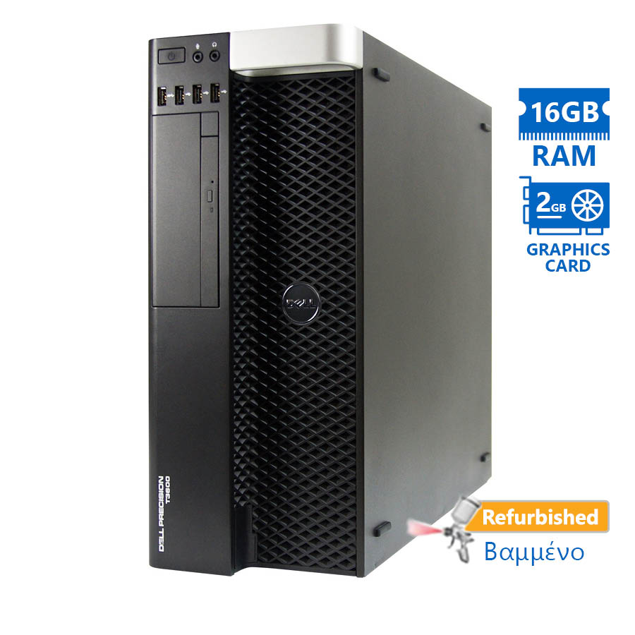 Dell Precision T3600 Tower Xeon E5-1603(4-Cores)/ 16GB DDR3/ 2TB/ Nvidia 2GB/ DVD/ 7P Grade A+ Workstatio | eLabstore.gr Dell Precision T3600 Tower Xeon E5-1603(4-Cores)/16GB DDR3/2TB/Nvidia 2GB/DVD/7P Grade A+ Workstatio | Refurbished | elabstore.gr