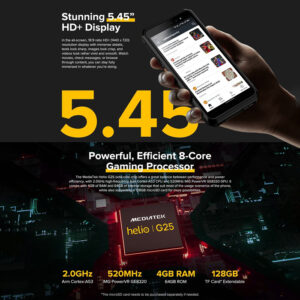 ULEFONE smartphone Power Armor X11 Pro, 5.45", 4/64GB, 8150mAh, μαύρο | eLabstore.gr