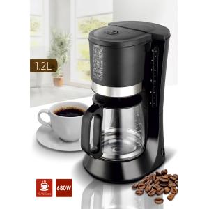 BRUNO καφετιέρα φίλτρου BRN-0086, 680W, έως 12 φλυτζάνια, 1.2L, μαύρη | Οικιακός εξοπλισμός | elabstore.gr