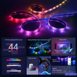 SONOFF smart LED καλωδιοταινία L3 Pro, RGBIC, αδιάβροχη, Wi-Fi & BT, 5m | Φωτισμός | elabstore.gr