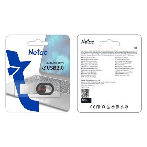 NETAC USB Flash Drive UM2, 32GB, USB 2.0, μαύρο | Συνοδευτικά PC | elabstore.gr