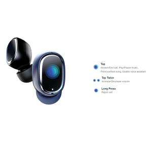 HIFUTURE earphones με θήκη φόρτισης OlymBuds 2, True Wireless, μαύρα | Αξεσουάρ κινητών | elabstore.gr