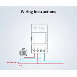 SONOFF smart διακόπτης παρακολούθησης ισχύος POWR320D, Wi-Fi, 20A | eLabstore.gr