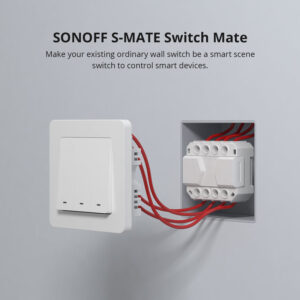 SONOFF smart διακόπτης S-MATE, 3 κανάλια, 16A, λευκός | Εργαλεία | elabstore.gr