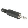 GOOBAY βύσμα 3.5mm 11011, 2 pin, mono, πλαστικό, μαύρο, 10τμχ | Καλώδια - Αντάπτορες | elabstore.gr