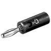 GOOBAY βύσμα μπανάνα plug 11373, αρσενικό 4.5mm, μαύρο, 10τμχ | Καλώδια - Αντάπτορες | elabstore.gr